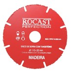 DISCO DE SERRA COM TUNGSTENIO MADEIRAS 110X220MM   ROCAST