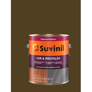 Esmalte Sintético Suvinil Cor & Proteção Brilhante 3,6l - Tabaco