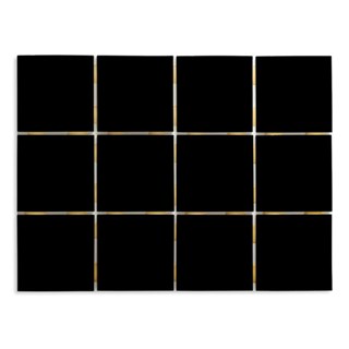 PASTILHA CERÂMICA BLACK O 10 X 10    1,95M²   STRUFALDI