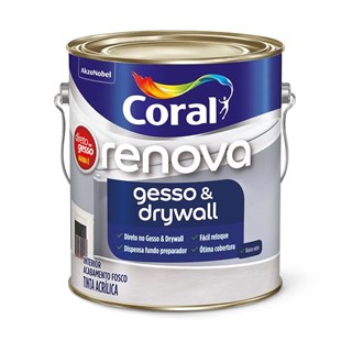 Renova Gesso & Drywall Coral - Branco 3,6l